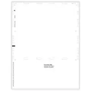TFP 11" Blank 1099-NEC w/ Backer Instructions – Z-Fold - Pack of 500