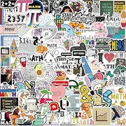 108Packs Math Stickers Water Bottles Laptop Phone Motorcycle Computer Guitar Skateboard Hydroflasks Mathematics Vinyl Sticker Waterproof Aesthetic Trendy Decals for Teens Girls Adults