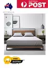 Zinus Ironline queen Bed Frame Base /y/Metal Pine Heavy Solid Wood Suzanne