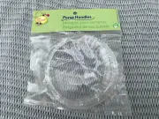 Dritz Bag Boutique 5” Round Clear Plastic Handbag Handles NEW, made in Taiwan