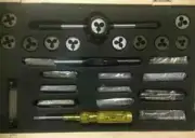 STUART & OTHER MODEL LIVE STEAM ENGINE BA 0 - 10 TAP & DIE SET With THREAD GAUGE