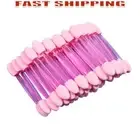 50pcs Eye Shadow Brush Double Sided Beauty Women Makeup Brushes (Pink)