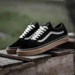 范斯 OFF WHITE FAN SI VANS OLDSKOOL 黑白色高級男鞋女休閒鞋/卡車鞋帶灰白圖案