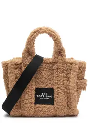 Marc Jacobs The Tote Mini Faux Shearling Tote - Camel One Size