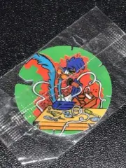 Looney Tunes Time Warp Tazo 202 Sealed new in packet unopened 1996 chip bag