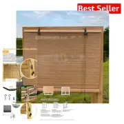 Versatile Light Filtering Bamboo Curtains - Perfect for Indoor & Outdoor Use