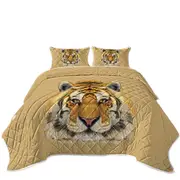 Tiger Portrait Coverlet