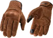Rokker Tucson Rough Motorcycle Gloves, brown, Size 2XL