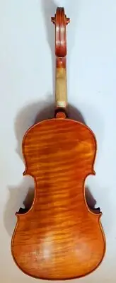4/4 violin single flame maple back rib neck spruce top Unassembled new #24
