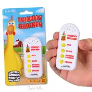 Emergency Chicken - 4 Different Sounds - peep, cluck, morning crow and squawk