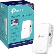 TP-Link AC1200 Mesh Dual Band Wi-Fi Range Extender, Broadband/Wi-Fi Extender, Wi-Fi Booster/Hotspot with 1 Ethernet Port, Built-in Access Point Mode, Works with Any Wi-Fi Router, UK Plug (RE330)