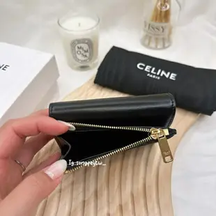 歐美代購 台灣現貨 Celine 凱旋門二合一短夾