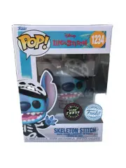 funko pop vinyl disney lilo & stitch skeleton stitch chase no.1234