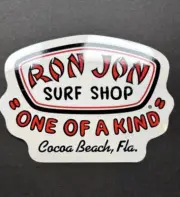Ron Jon Surf Shop Cocoa Beach Florida Decal Bumper Sticker “One Of A Kind”