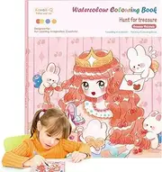 Water Coloring Book – Creative Water Colouring Books for Children | Travel-Friendly Pocket Watercolour Painting Book | Mini Watercolour Pad for Kids to Explore Their Creativity Through Cartoon Designs