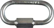 National Hardware N223-008 Chain Quick Connecting Link, Zinc, 1/8 In. - Quantity