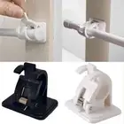 Bathroom Accessories Curtain Rod Clip Wall Bracket Clamp Hook Bracket Holder