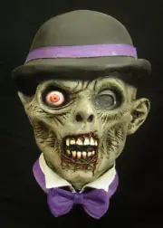 Scary Dapper Ghoul Ghost Corpse Halloween Mask