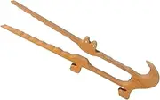 Wooden Toaster Tongs | Cake Tongs - 11 Inch Kitchen Gadgets Utensils with Magnet for Serving Bacon Bagel Cake Muffin BBQ