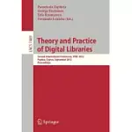 THEORY AND PRACTICE OF DIGITAL LIBRARIES: SECOND INTERNATIONAL CONFERENCE, TPDL 2012, PAPHOS, CYPRUS, SEPTEMBER 23-27, 2012, PRO