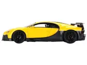 Bugatti Chiron Pur Sport Yellow and Black 1/18 Model Car by Top Speed