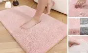 Light Pink Bathroom Rugs 16"x24",Small- Upgrade Your Bathroom with Soft Thick