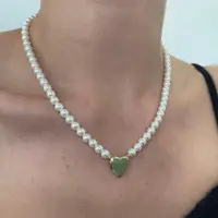 在飛比找ETMall東森購物網優惠-Clavicle chain female pearl Lo
