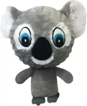 Multipet Pet Knobby Noggins 4 inch Koala big head tiny body dog toy big squeaker