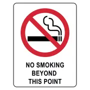 No Smoking Beyond This Point Sign - Symbol