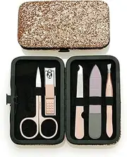 Tool Sets Tool Kit 5pcs/Set Rose Gold Nail Clipper Set Stainless Steel Nail File Scissors Ear Pick(Gold)