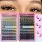 640Clusters DIY Cluster Lashes Curled Individual Lash Make Up
