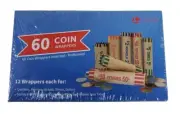 Coin Wrappers 60 For 12 Assorted Rolls NEW
