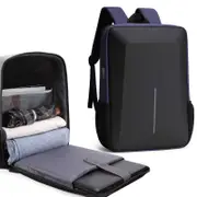 Hard Shell Backpack Alloy Frame Anti-Theft Computer Bag For Men