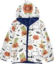 [Caihoyu] Girls Sherpa Lined Baby Boy Zipper Hoodie Boys' Outerwear Jackets & Coats