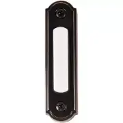 LED Lighted Metal Door Chime Push Button Oil-Rubbed Bronze | Surface Mount Li...