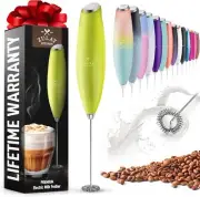 Zulay Powerful Milk Frother for Coffee with Upgraded Titanium Motor - Handheld