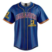 Otago Highlanders Super Rugby Slugger Baseball Jersey Shirt Sizes S-7XL!