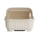 Kitchen Shelf Tableware Storage Solution Efficient Draining Countertop Utensil