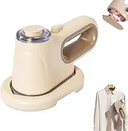 2025 Vacuum Steamer for Clothes, Portable Handheld Suction Ironing Machine, Clothes Vacuum Steamer, Mini, Domestic, Rotary, Fast Heating (champagne)