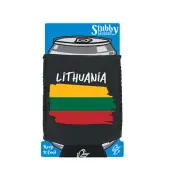 Lithuania Country Flag Nationality - Stubby Holder With Base