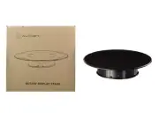 Rotary Display Turntable Stand Medium 10 Inches with Black Top for 1/64 1/43 1/3