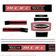 Fits Mercury 1977-1978 1500XS (150hp) Outboard Decal Kit