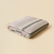 Openook Woven Knit Stripe Throw