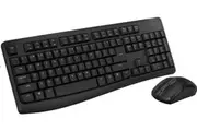 RAPOO X1800Pro Wireless Mouse & Keyboard Combo - 2.4G, 10M Range, Optical, Long Battery, Spill-Resistant Design,1000 DPI, Nano Receiver, Entry