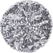 [Generic] Women Sparkly Hat Sequin Beret Fashion for Dancing Party Festival Party Hat
