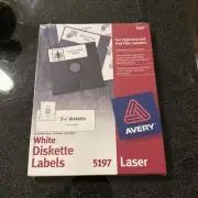 Avery 5197 Laser / Ink Jet Labels For 5 1/4” Diskettes White 840 Labels