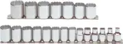 Proto J52215- 3/8" Dr 21 Piece Metric Socket Set - 12 Point 6mm - 26mm