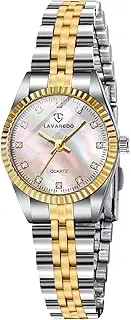 [Timever] Watches for Women, Small Gold Womens Watches, Stainless Steel Ladies Wrist Watches, Waterproof Analog Watch with Luminous and Japanese Quartz Movement, Dainty Dress Watch, Gifts for Women
