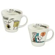 "PEANUTS" Mug Cup Cup Approximately 340ml Pair Set in Japan