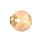 UGE Orb Ava Dimple Wall light - Satin Brass